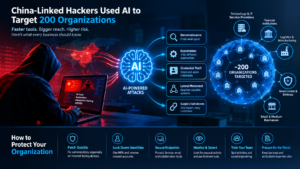 China-Linked Hackers Used AI to Target 200 Organizations: What Every Business Should Know